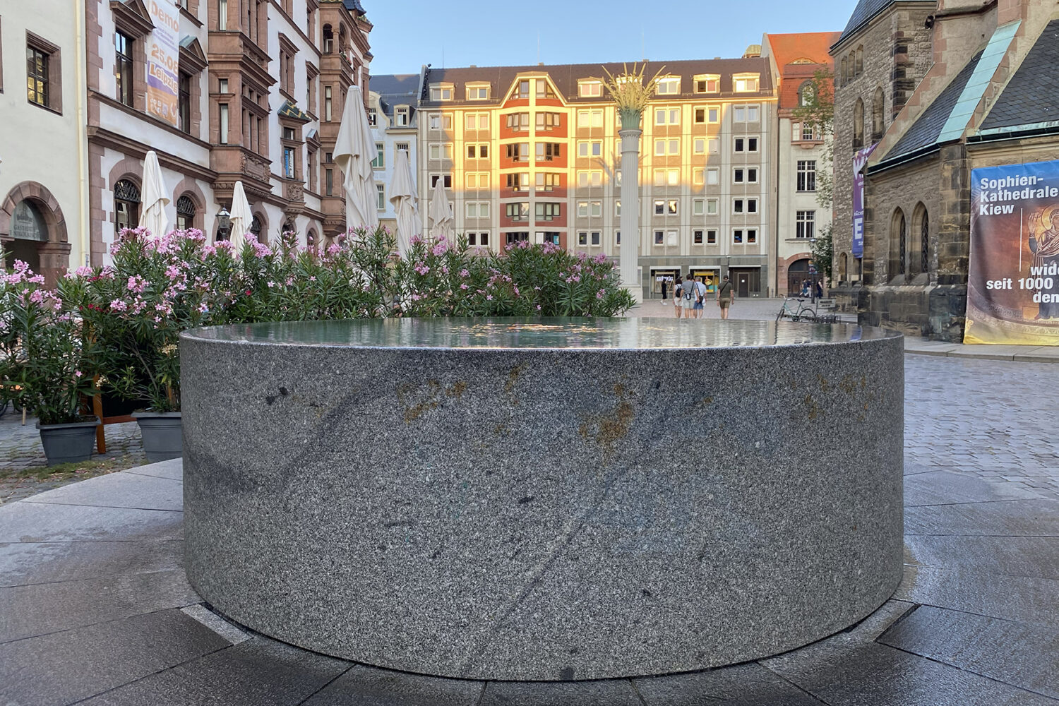 Friedliche Revolution in Leipzig: Nikolaibrunnen.