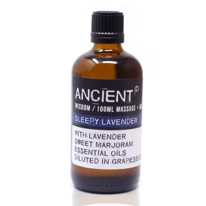 Ospalý levandulový masážní olej - 100 ml