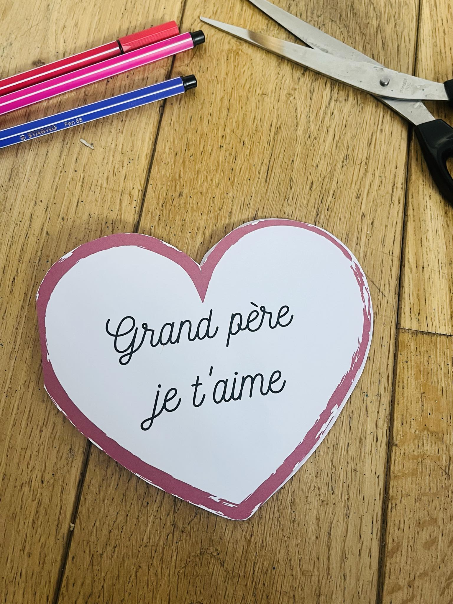 Carte fête des papis