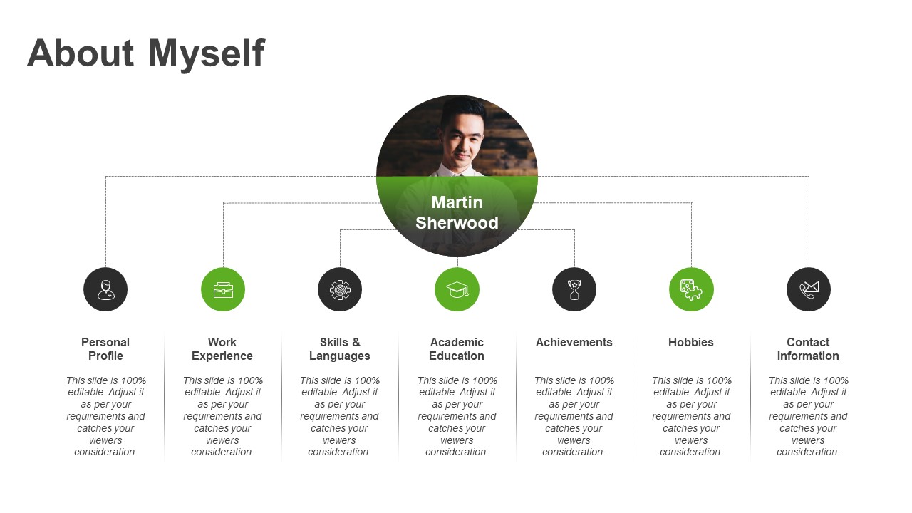About Myself PowerPoint Template