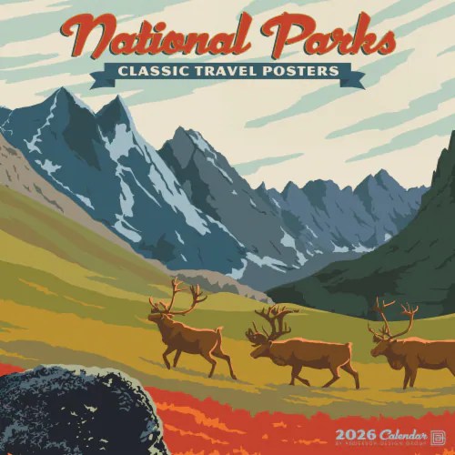 2026 National Parks Travel Posters Wall Calendar 1 Ct Fred Meyer