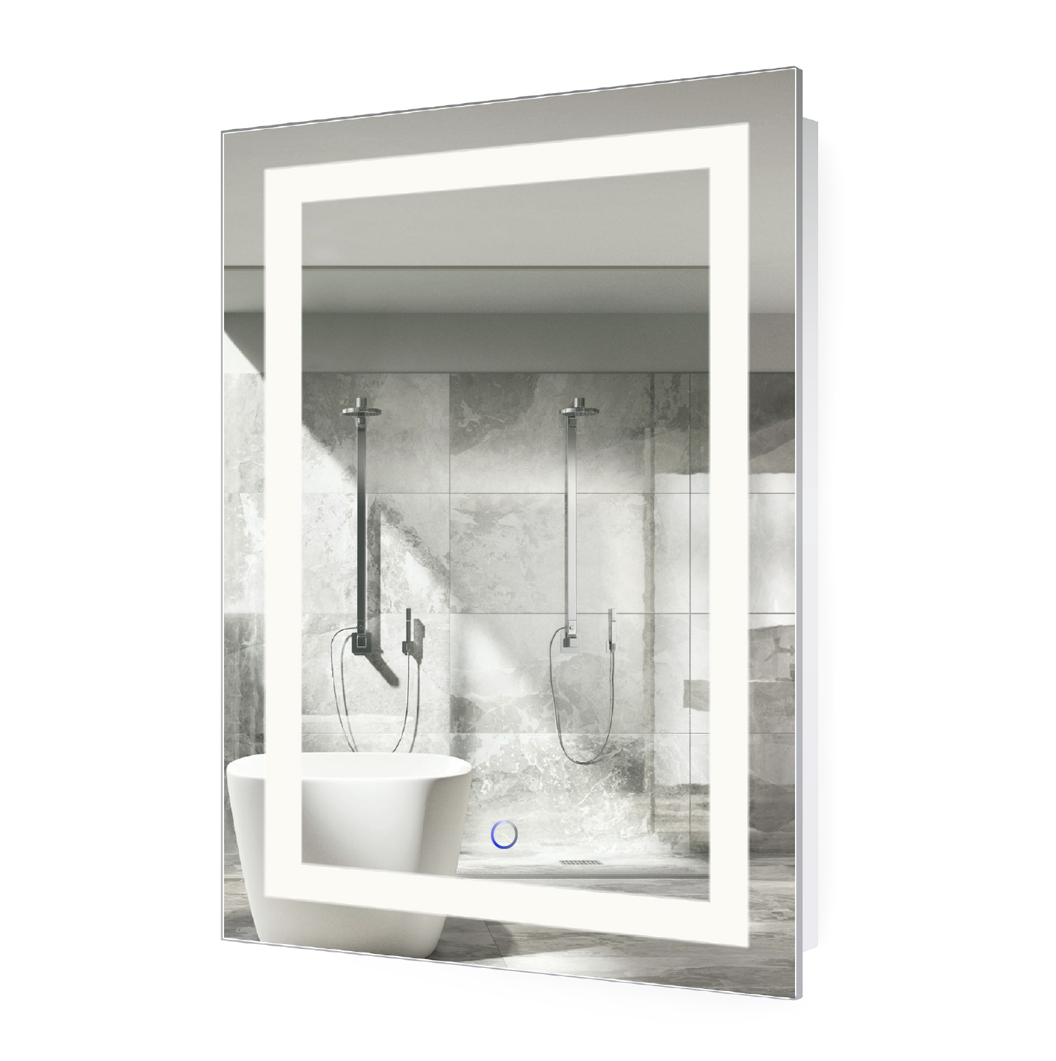 pics Dual Illuminated Vanity Mirrors icon 24 x 36 led bathroom mirror