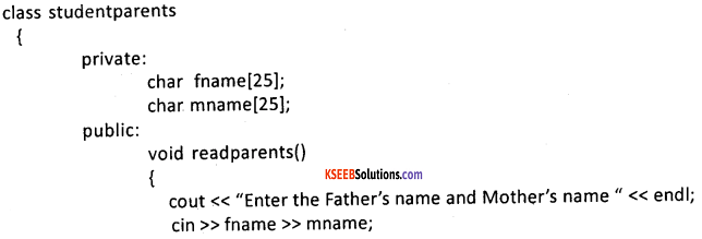 2nd PUC Computer Science Question Bank Chapter 10 Inheritance 4