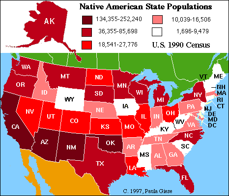 Maps Of Native American Nations History Info 