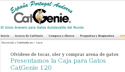CatGenie - El único Arenero para Gatos Autolavable del Mundo