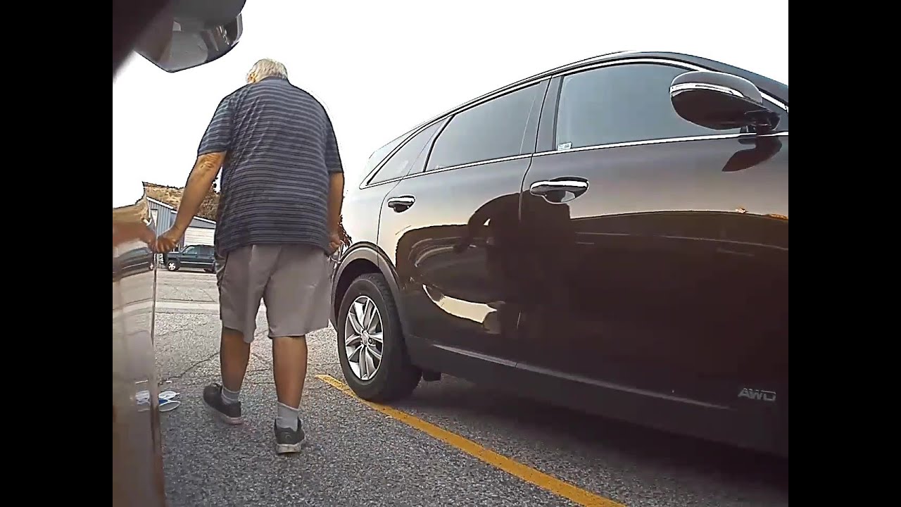 Yet another "side camera" video of somebody keying a car