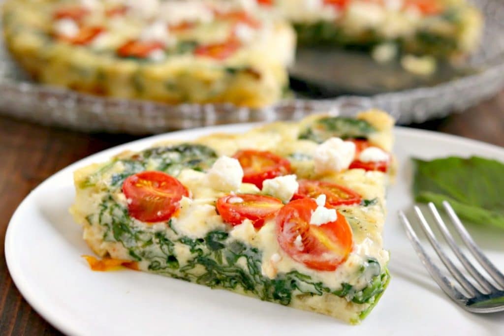 How to cook spinach mushroom feta quiche with crust