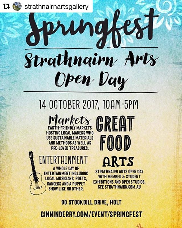 You are Invited! Strathnairn Arts Springfest Open Day! Kylie