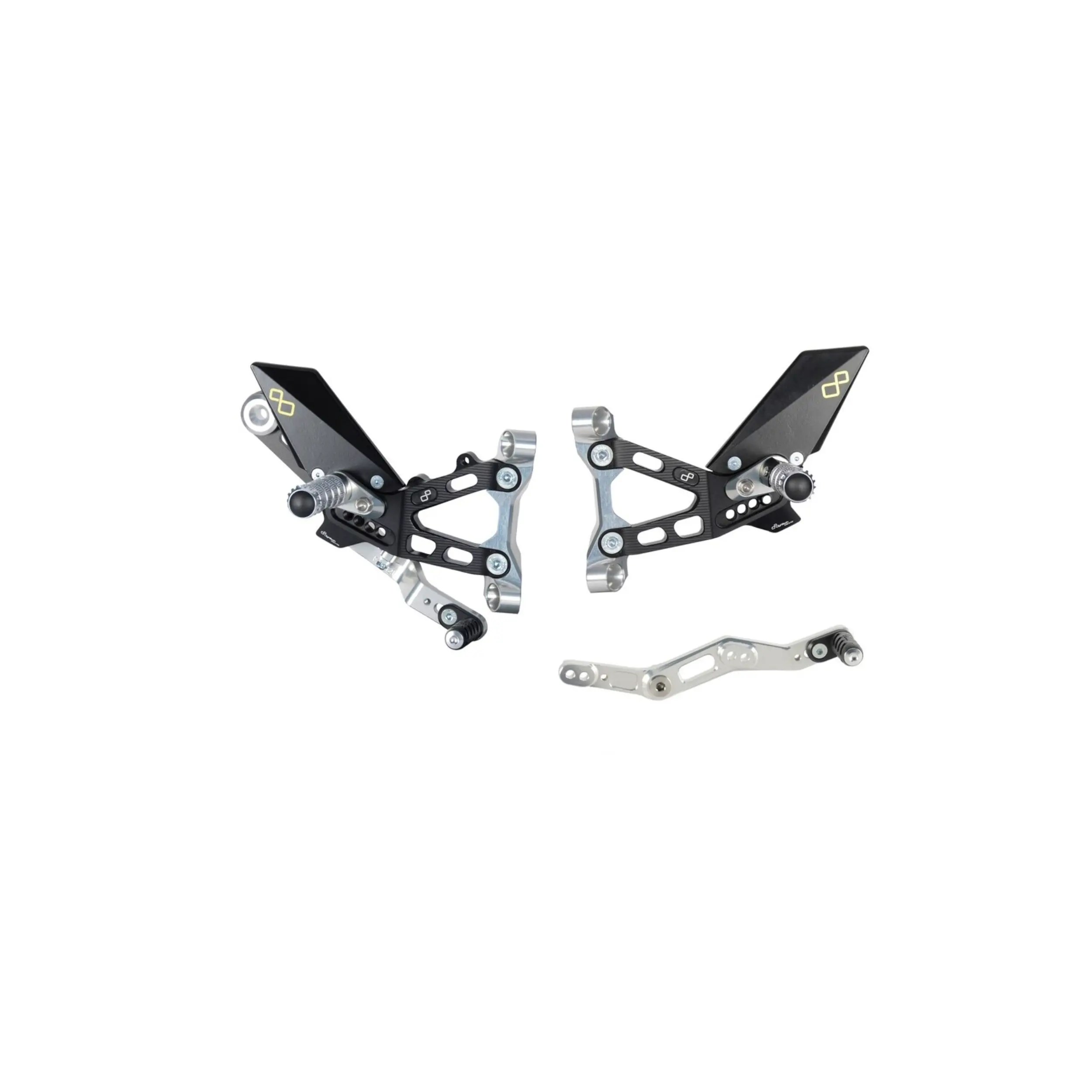 Lightech Adjustable Rear Sets With Fixed Footpeg – BMW S1000RR 19-25