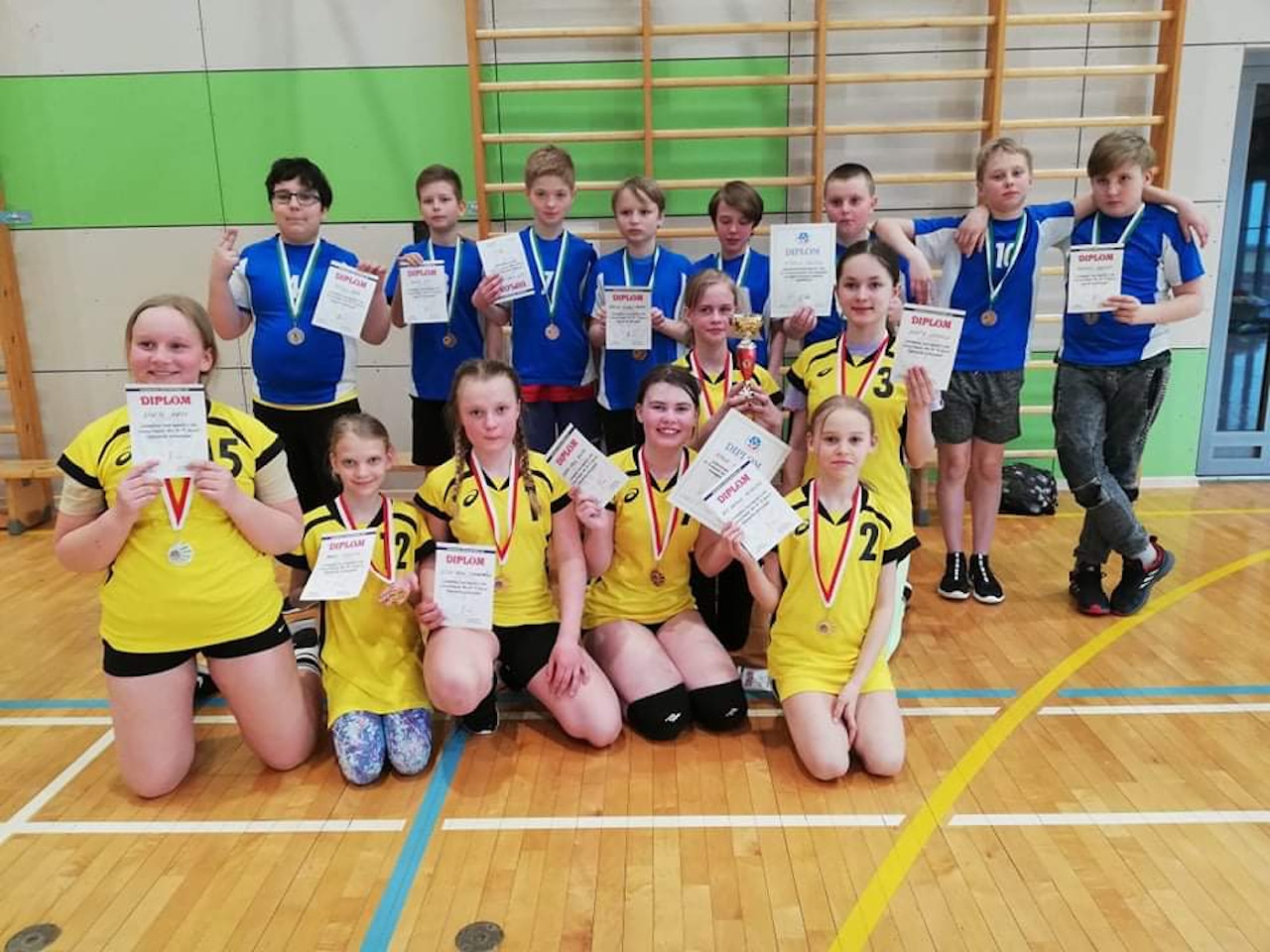 Ridala kooli võistkonnad. F: Mati Seppi