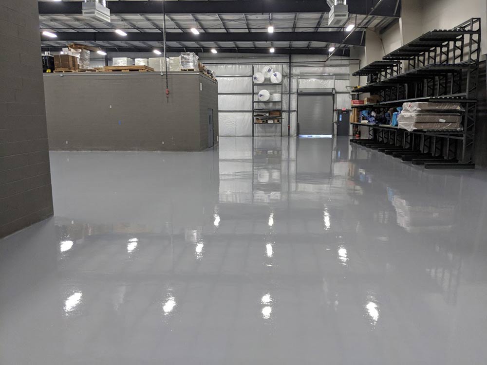 Epoxy laboratory flooring