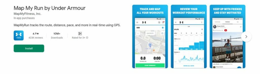 5 Aplikasi Running Tracker Terbaik Di Android LAB Tekno Map My Run 1024x292 