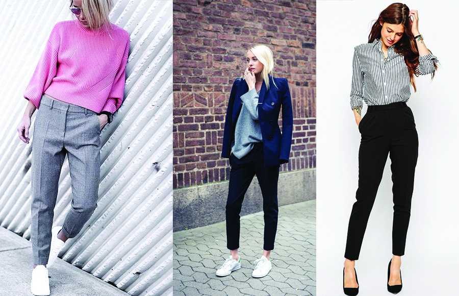 schoenen onder zwarte broek dames