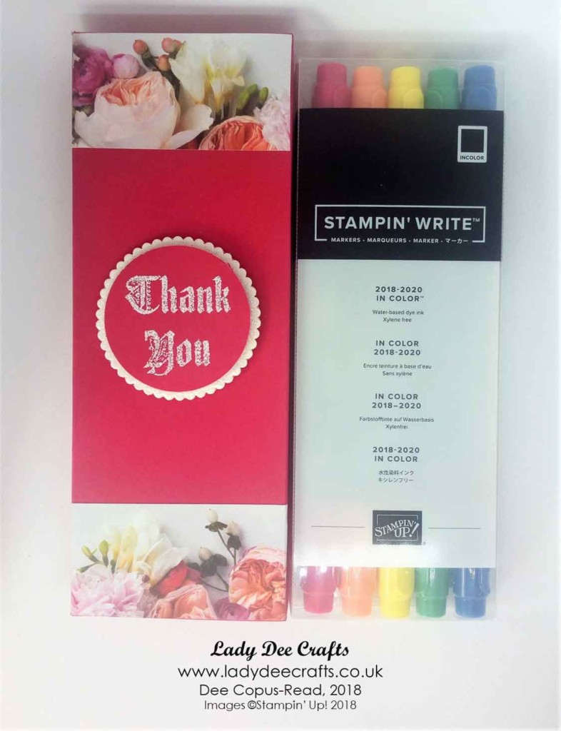 Fold Flat Box for In Colour Markers by Dee Copus-Read, Lady Dee Crafts