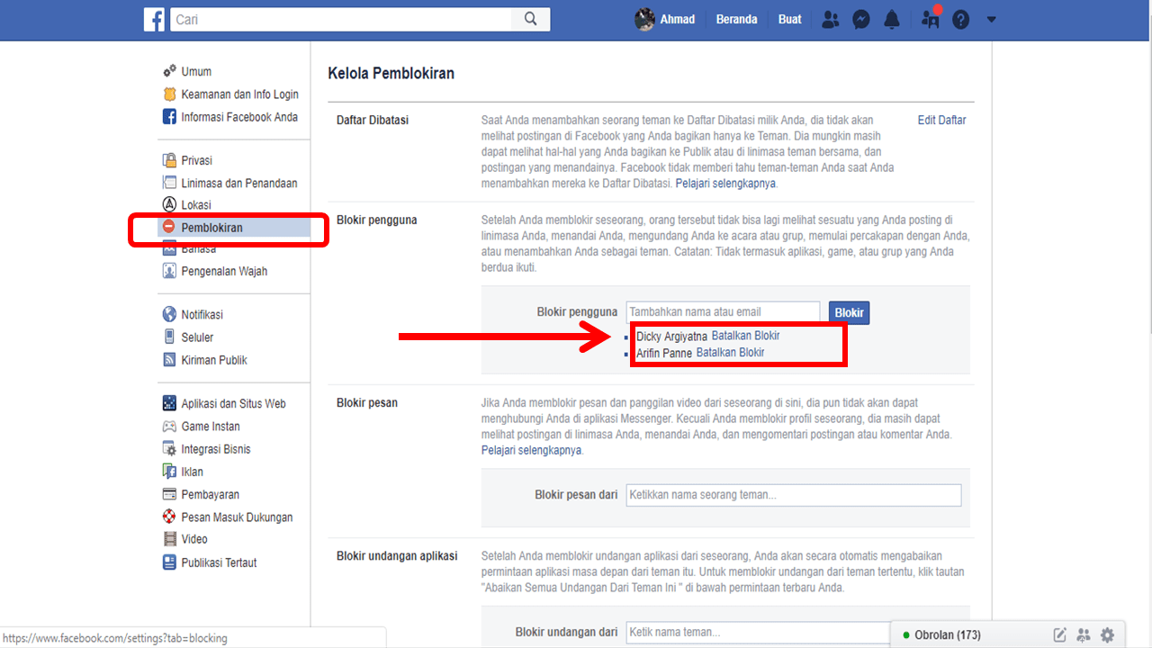 Cara Memblokir Akun Facebook Teman atau Orang Lain