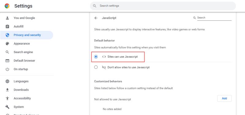 How to turn on JavaScript in your browser?
