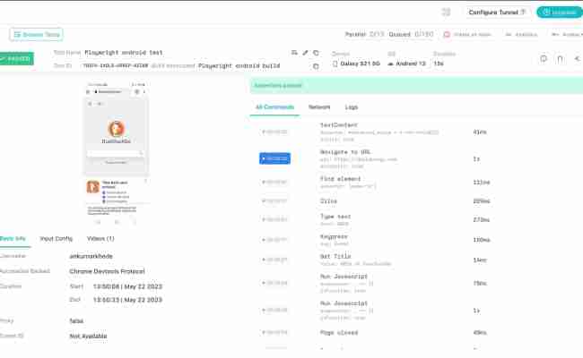 How To Run Playwright Tests On LambdaTest Android Devices | LambdaTest
