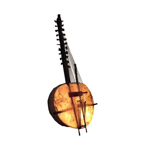 Kora , instrument en calebasse