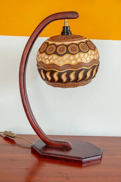 Lampe de bureau Takamaka Calebasse