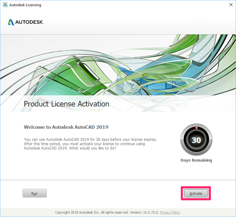 Where can i find my request code? License Activate F X Cad 2019