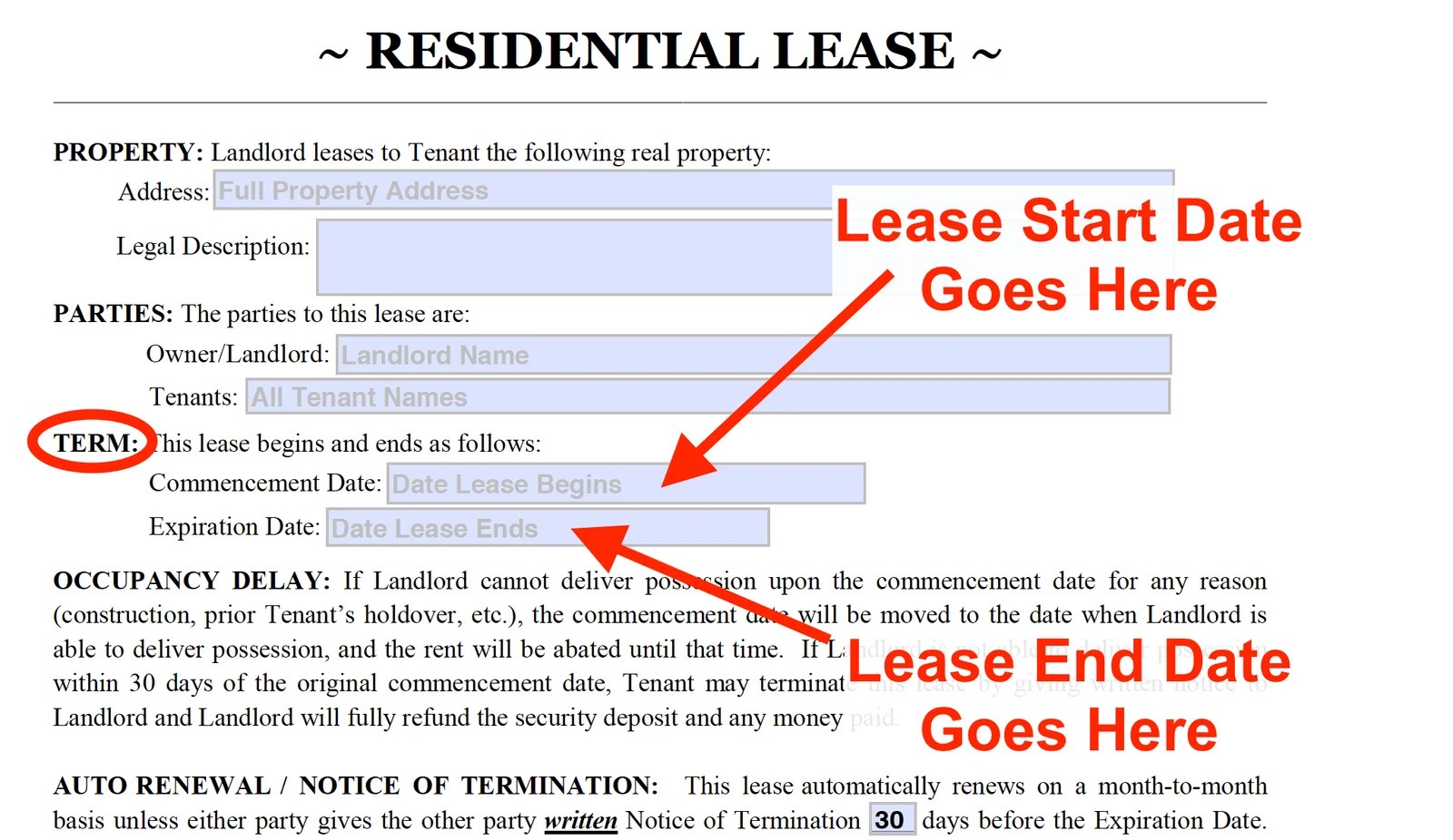 Joint Tenancy Agreement Template