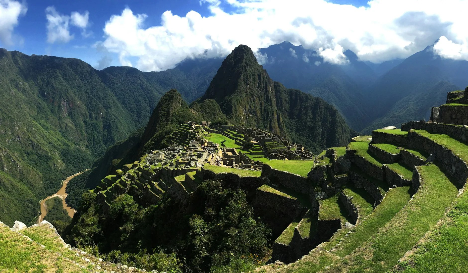 La citadelle du Machu Picchu au Perou