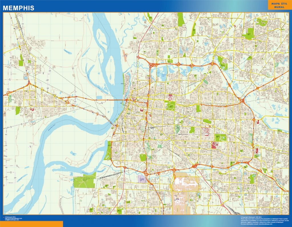 Memphis Wall Wall Map Largest Maps Of The World Our Big Collection Memphis Wall Map 1024x796 