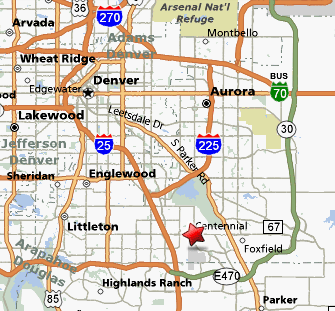 Centennial Colorado Zip Code Map Centennial 