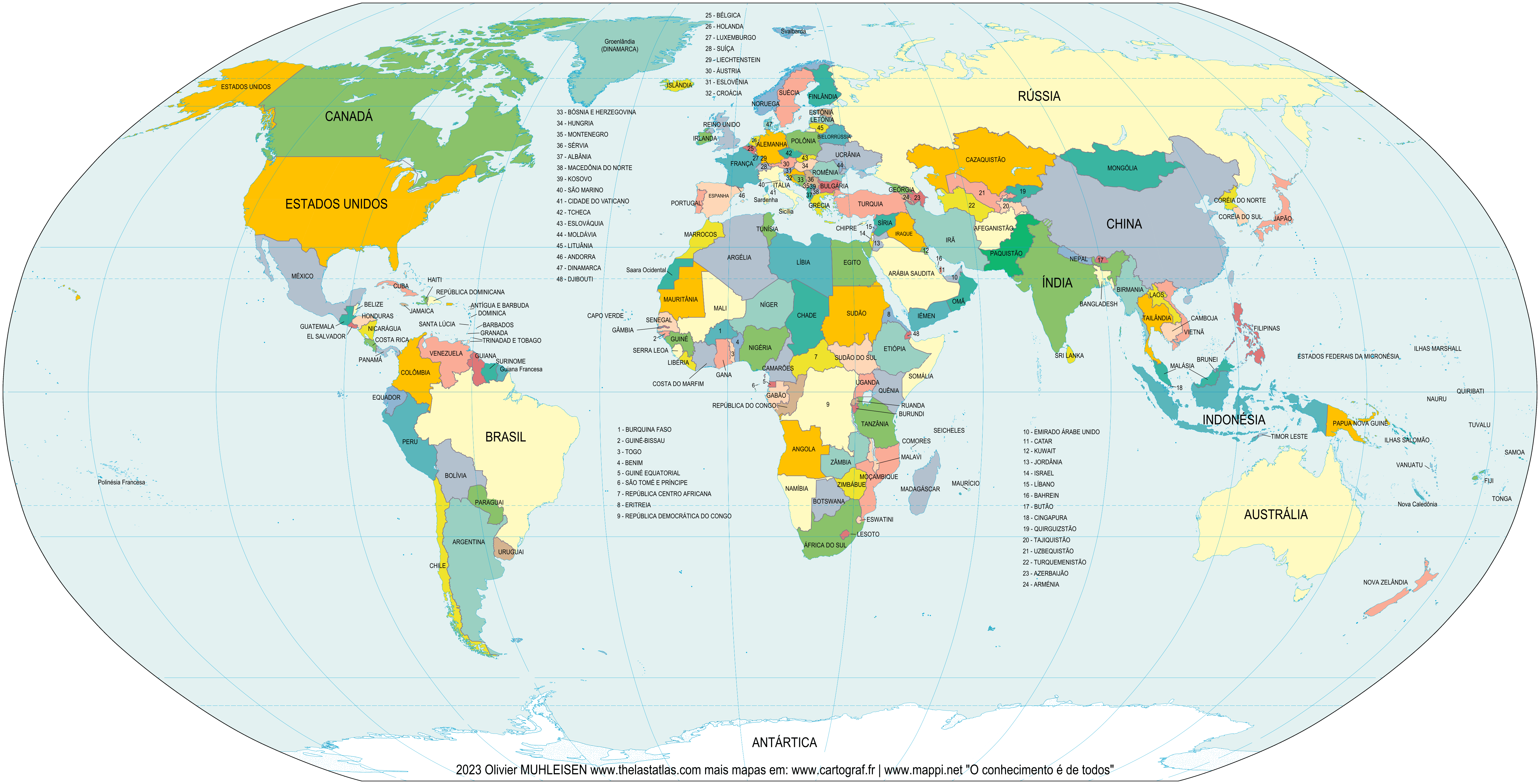 World Map In Portuguese World Map Portuguese 