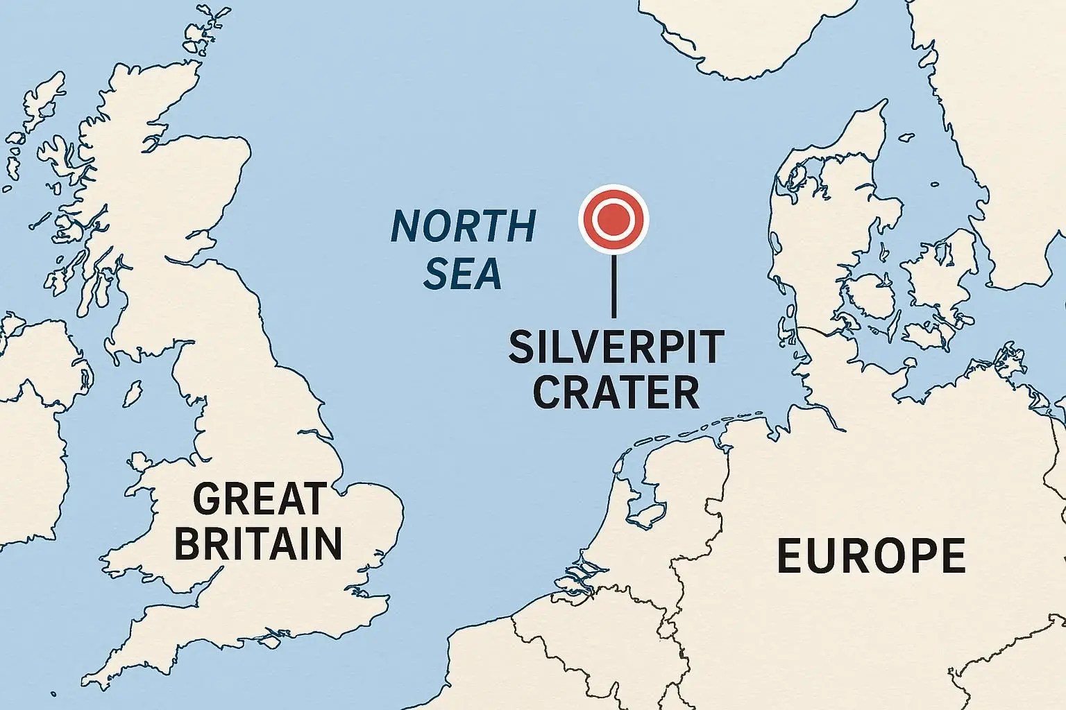 cratère de Silverpit