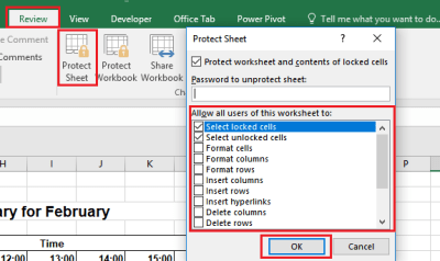 proteksi sheet excel