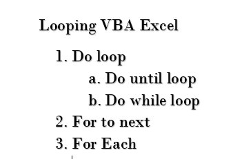 Matlab menyediakan empat struktur kontrol program, yaitu loop for, loop while,. Perulangan Dalam Vba Excel Belajar Microsoft Excel