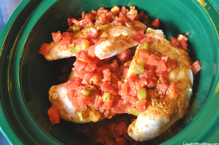 Easy slow cooker chicken tacos