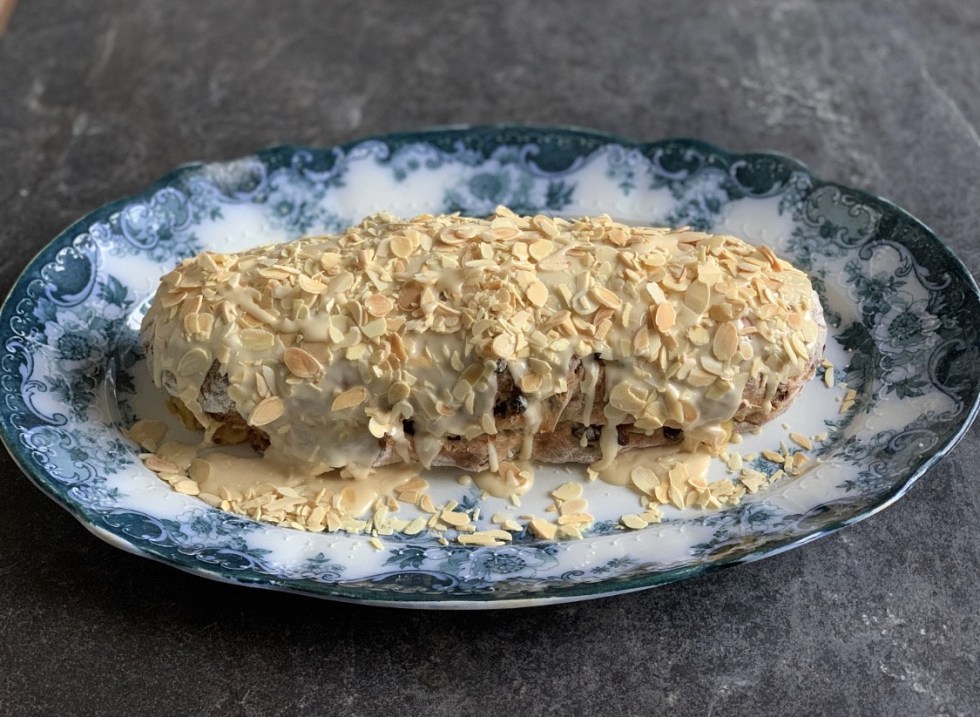 Iced Rum & Almond Sourdough Stollen