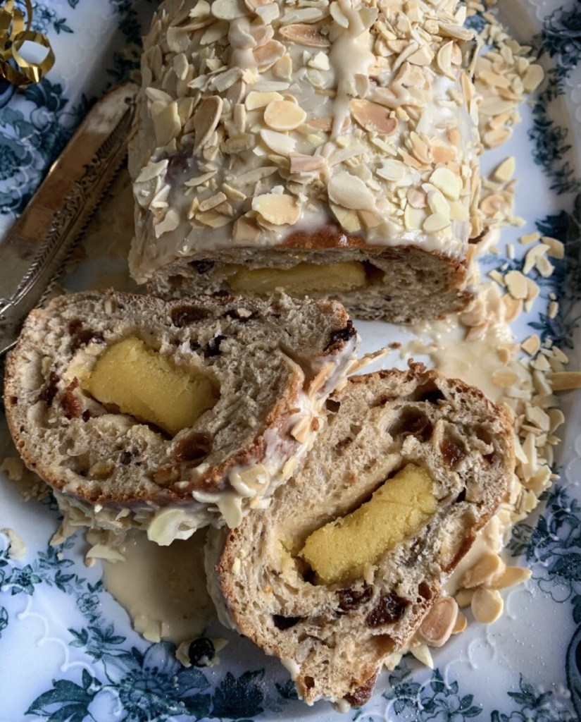 Iced Rum & Almond Sourdough Stollen