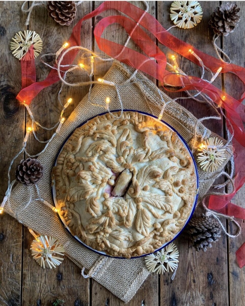 Betwixtmas Pie with Christmas Leftovers