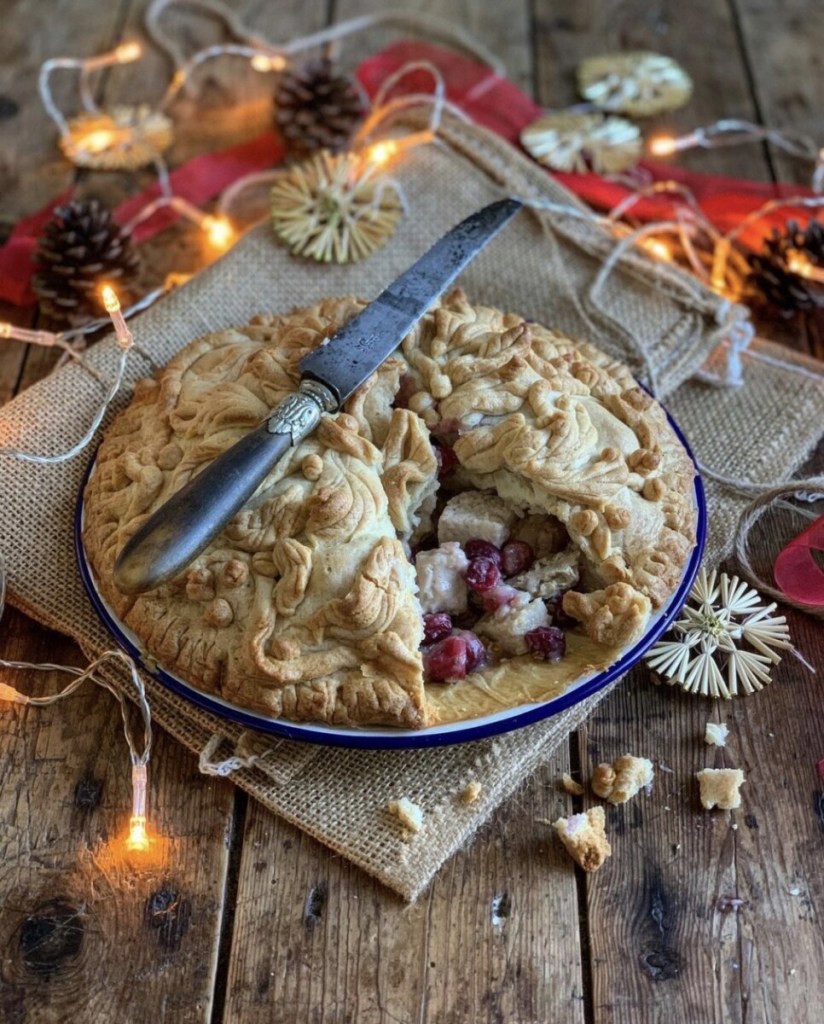 Betwixtmas Pie with Christmas Leftovers