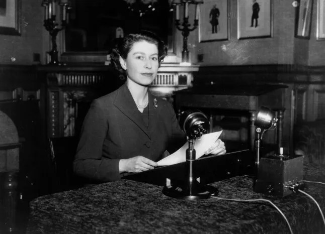 the Long Library – where Queen Elizabeth II’s 1957 Christmas Broadcast became the first to be televised. 