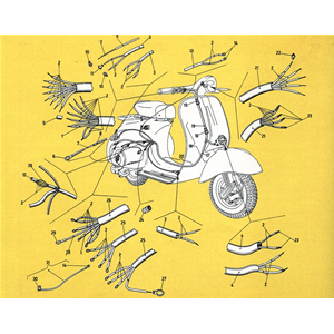 Impianto Elettrico Per Vespa 50 Elestart Prodotto Italiano Artigianale