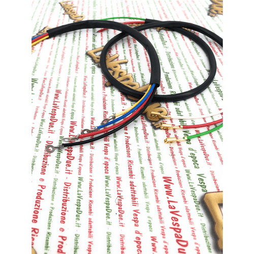 Kit Cavetti 7 Fili Per Impianto Elettrico Ripristino Statore Volano Vespa 125 Et3 Primavera