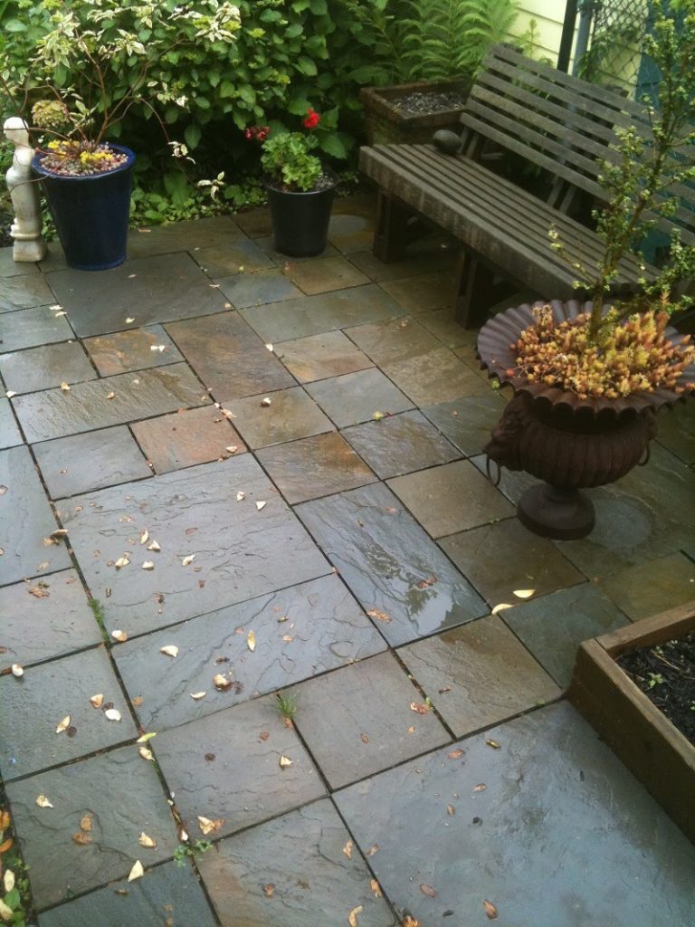 Types of natural stone used for flagstone include sandstone . 8 Ways To Use Flagstone In Your Landscaping Lawnstarter