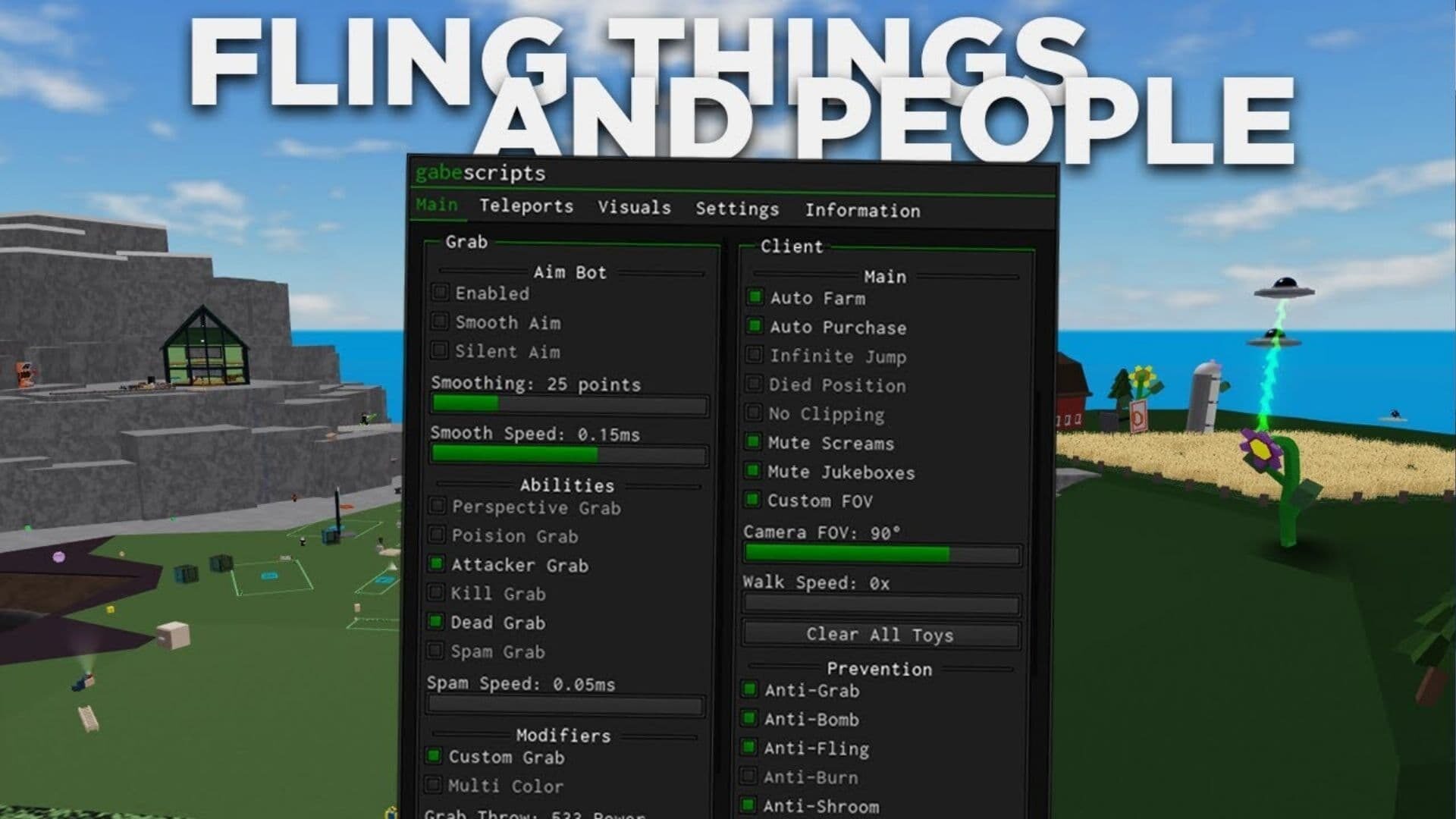 Fling Things And People Script Guide Lawod Script 1 Super Throw Anti Grab 