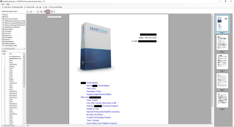 Create And Run Custom Rulesets With The Document Analyzer Demo Leadtools Sdk Tutorials Help - Premium Landscape Design - Retina