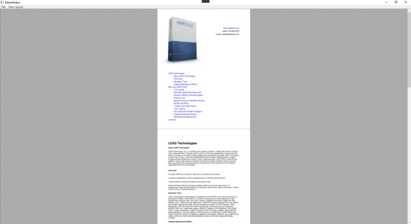 Display Files In The Document Viewer Wpf C Net 6 Leadtools Sdk - Sunset Textures - Beautiful HD Collection