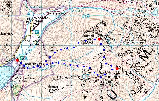 Scafell Pike From Wasdale 20030825 