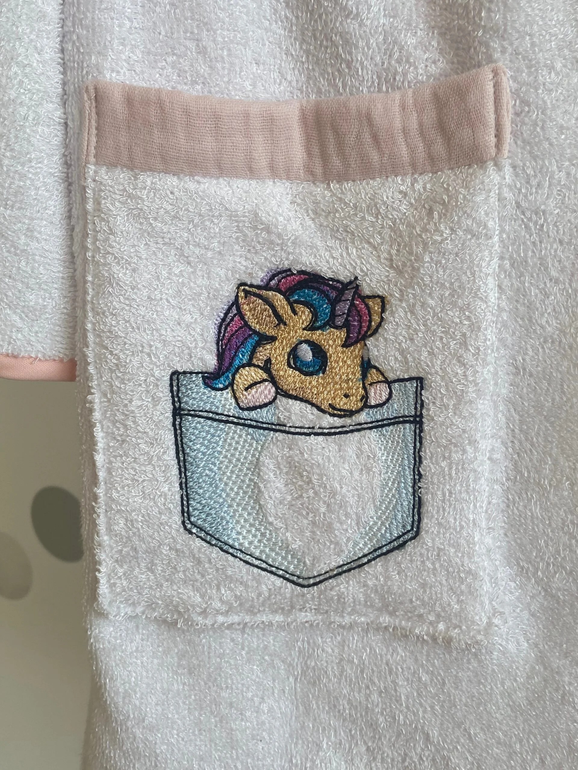 Bambusfroteest laste hommikumantel Ükssarvik - Image 3