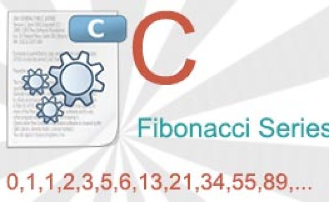 C Fibonacci Series Program