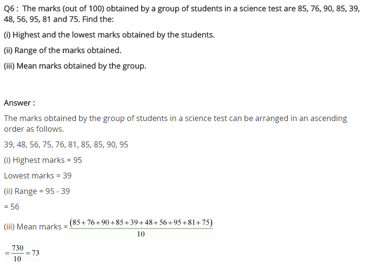 NCERT Solutions for Class 7 Maths Chapter 3 Data Handling Ex 3.1 Q6