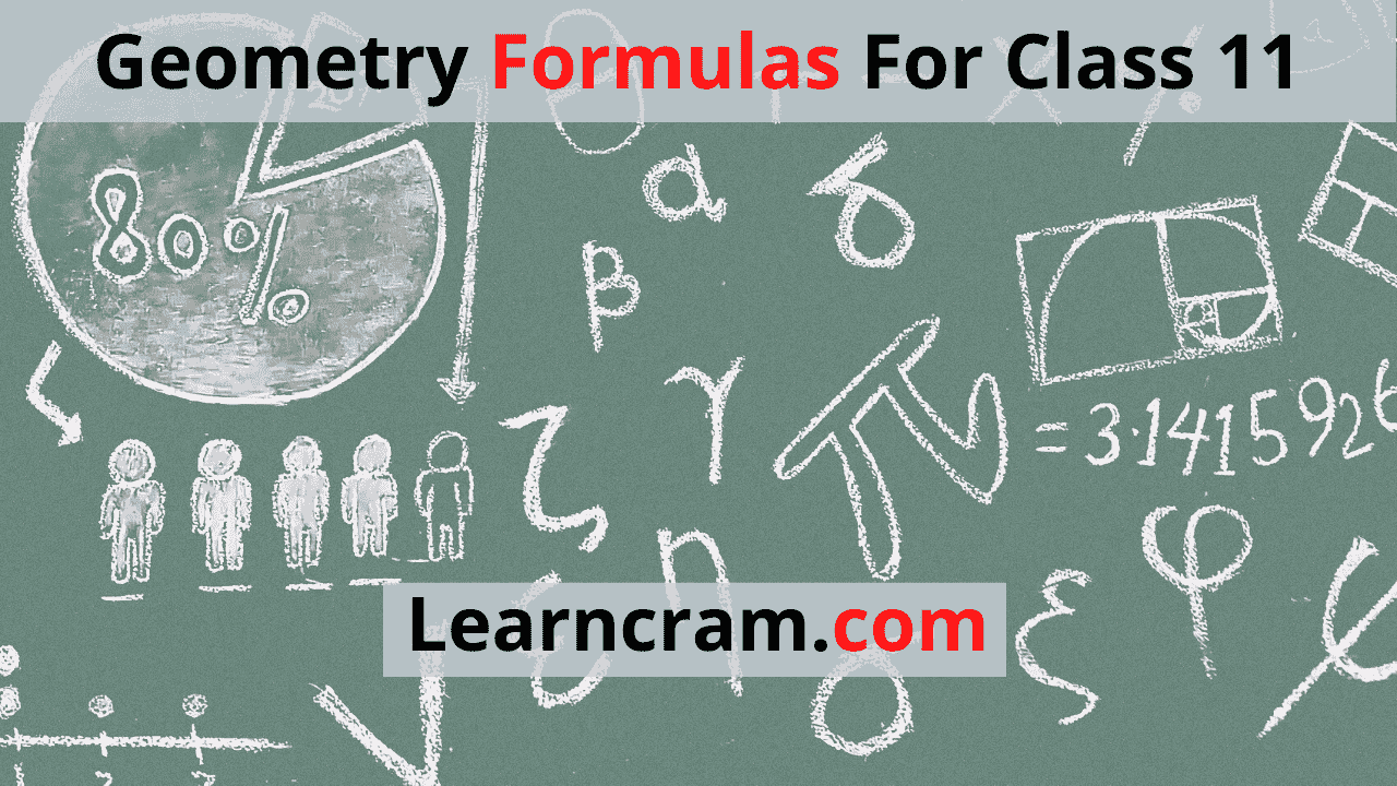 Geometry Formulas For Class 11