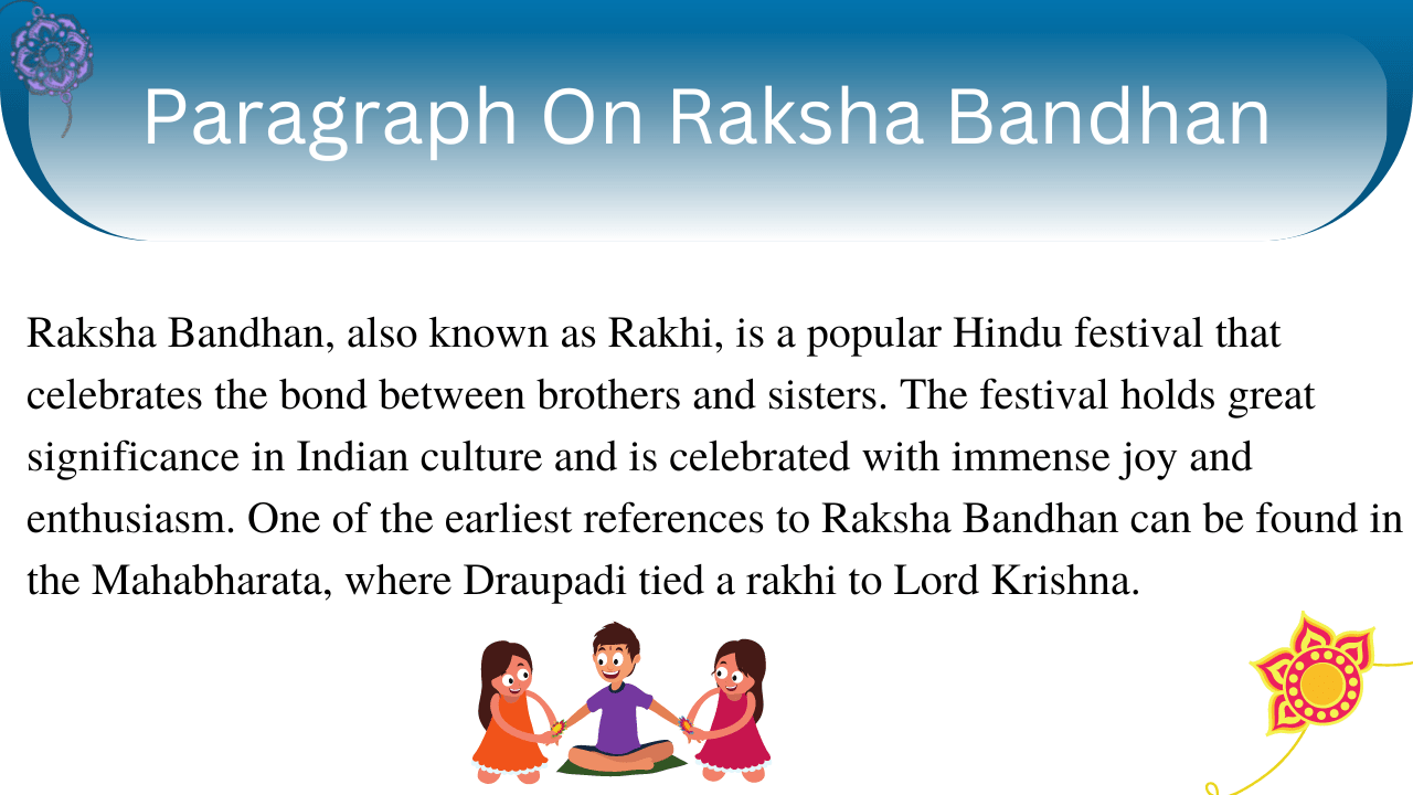 Paragraph On Raksha Bandhan